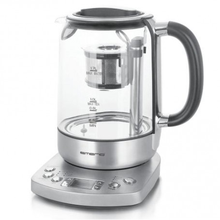Emerio WK-122248 bollitore elettrico 1,7 L 2200 W Acciaio inossidabile, Trasparente (WK-122248)