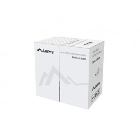 Lanberg LCU5-12CU-0305-B cavo di rete Blu 305 m Cat5e U/UTP (UTP) (LCU5-12CU-0305-B)