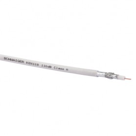 Schwaiger KOX110 500 cavo coassiale 500 m Bianco (KOX110500)