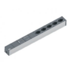Bachmann 19” IT Basic unità di distribuzione dell'energia (PDU) 7 presa(e) AC 1U (800.1258)