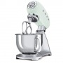 Smeg SMF02PGEU sbattitore Sbattitore con base 800 W Verde, Argento (SMF02PGEU)