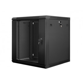 Lanberg WF01-6612-10B rack 12U Da parete Nero (WF01-6612-10B)