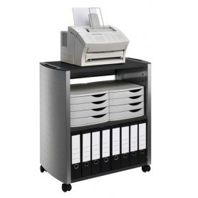 Durable 3101125 carrello e supporto multimediale Colore acero, Argento Stampante Trolley multimediale (3101125)