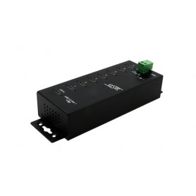 EXSYS EX-1147HMVS hub di interfaccia USB 3.2 Gen 1 (3.1 Gen 1) Type-C Nero (EX-1147HMVS)
