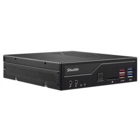 Shuttle XPС slim DH370 PC con dimensioni 1,3 l Nero Intel® H370 LGA 1151 (Presa H4) (DH370)