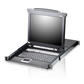 Aten CL5708N switch per keyboard-video-mouse (kvm) Montaggio rack Nero (CL5708N-ATA-2XK06ITG)