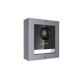 Hikvision Digital Technology DS-KD8003-IME1/Surface sistema per video-citofono 2 MP Nero, Grigio (DS-KD8003-IME1/Surface/EU)