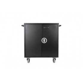 Leba NoteCart Flex Extended 32 (Schuko) Carrello per la gestione dei dispositivi portatili Nero, Grigio (NCF-E-32-SC)