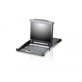 Aten CL5708M switch per keyboard-video-mouse (kvm) Montaggio rack Nero (CL5708M US)