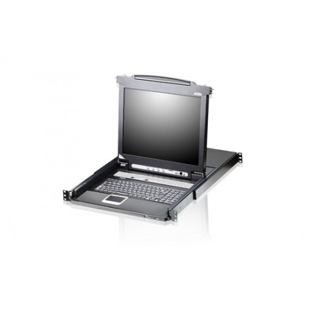 Aten CL5708M switch per keyboard-video-mouse (kvm) Montaggio rack Nero (CL5708M US)