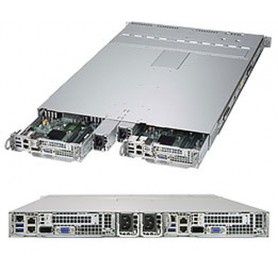 Supermicro 1028TP-DC0FR Intel® C612 LGA 2011 (Socket R) Rack (1U) Nero (SYS-1028TP-DC0FR)
