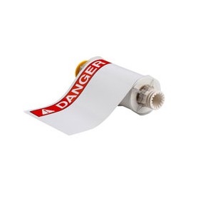 Brady 130753 etichetta per stampante Rosso, Bianco Etichetta per stampante autoadesiva (130753)