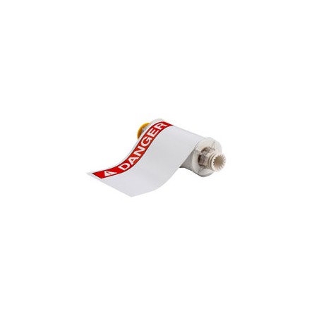 Brady 130753 etichetta per stampante Rosso, Bianco Etichetta per stampante autoadesiva (130753)