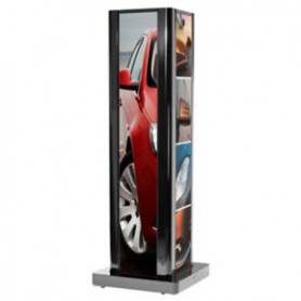 Peerless KIP586-4LG-EUK Supporto per display espositivi Nero (KIP586-4LG-EUK)