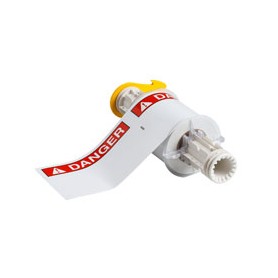 Brady 130752 etichetta per stampante Rosso, Bianco Etichetta per stampante autoadesiva (130752)
