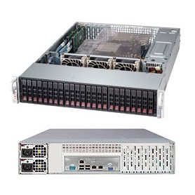 Supermicro 2027R-AR24NV Intel® C602 LGA 2011 (Socket R) Armadio (2U) Nero, Grigio (SSG-2027R-AR24NV)