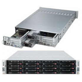Supermicro SuperServer 6027TR-DTFRF Intel® C602 LGA 2011 (Socket R) Armadio (2U) Nero (SYS-6027TR-DTFRF)