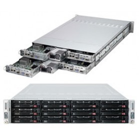 Supermicro SuperServer 6027TR-H70RF Intel® C602 LGA 2011 (Socket R) Armadio (2U) Nero (SYS-6027TR-H70RF)