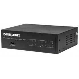 Intellinet 561204 switch di rete Gestito Gigabit Ethernet (10/100/1000) Supporto Power over Ethernet (PoE) Nero (561204)