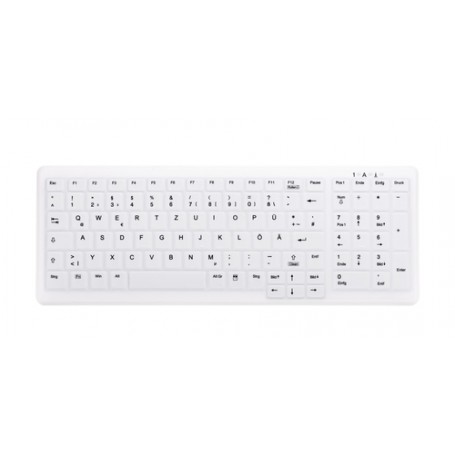 CHERRY AK-C7000 tastiera RF Wireless QWERTZ Tedesco Bianco (AK-C7000F-FU1-W/GE)