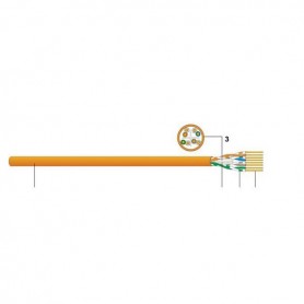 CAVO U/UTP CAT.6 CCA ARANCIO 500M (24014101CL)