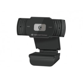 Conceptronic AMDIS 1080P FHD webcam 1920 x 1080 Pixel USB 2.0 Nero (AMDIS04B)