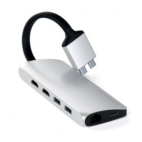 Satechi ST-TCDMMAS hub di interfaccia USB 3.2 Gen 1 (3.1 Gen 1) Type-C 625 Mbit/s Argento (ST-TCDMMAS)