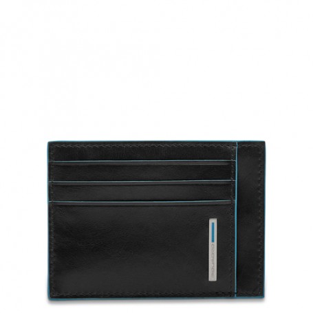 Piquadro PP2762B2R/N PORTA CARTE portabiglietti da visita Pelle Nero (PP2762B2R/N)