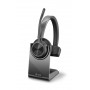 POLY Voyager 4310 UC Cuffia Padiglione auricolare USB tipo A Bluetooth Base di ricarica Nero (218471-01)