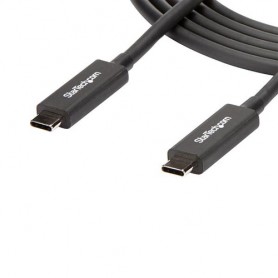 StarTech.com Cavo Thunderbolt 3 USB-C (40Gb/s) da 2m - Compatibile con Thunderbolt e USB (TBLT3MM2MA)