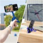 Celly Squiddy treppiede Smartphone/fotocamera di azione 6 gamba/gambe Blu (SQUIDDYBL)
