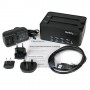 StarTech.com Dock duplicatore USB 3.0 a HD - Duplicatore di dischi rigidi/HDD indipendente Clonatore ed Eraser (SATDOCK2REU3)