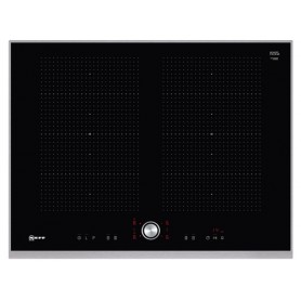 Neff T57TT60N0 piano cottura Nero, Acciaio inossidabile Da incasso Piano cottura a induzione 4 Fornello(i) (T57TT60N0)
