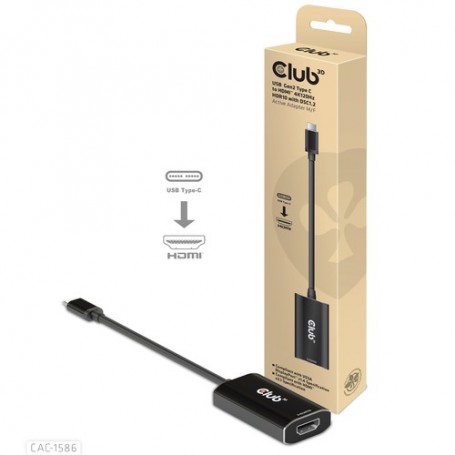 CLUB3D CAC-1586 adattatore grafico USB Nero (CAC-1586)