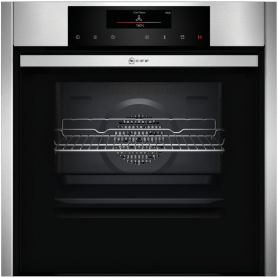 Neff BFT4664N A + forno a vapore incorporato, larghezza 60 cm, 71 l, controllo FullTouch, acciaio inossidabile (B46F (B46FT64N0)