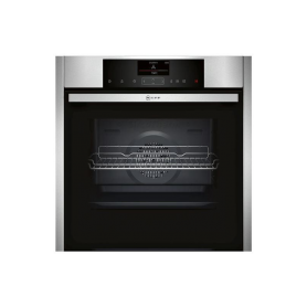 Neff BFS1522N A + forno a vapore, larghezza 60 cm, 12 modalità di riscaldamento, EasyClean, acciaio inossidabile (B (B15FS22N0)