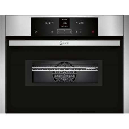 Neff C15MR02N0 forno Nero, Acciaio inossidabile (C15MR02N0) (C15MR02N0_PROMO)