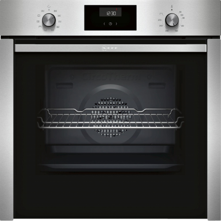 Neff BCC3622 EEK: Forno da incasso, 60 cm di larghezza, 71L, CircoTherm, EasyClean, acciaio inossidabile (B3CCE2AN0) (B3CCE2AN0)
