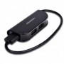 Axagon HUE-X4B hub di interfaccia USB 2.0 480 Mbit/s Nero (HUE-X4B)