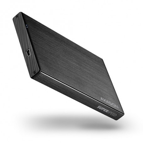 Axagon EE25-XA3 contenitore di unità di archiviazione Box esterno HDD/SSD Nero 2.5" (EE25-XA3)