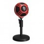 Arozzi Sfera Nero, Rosso Microfono da tavolo (SFERA-RED)