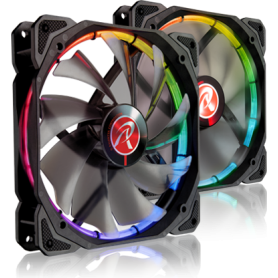 RAIJINTEK AURAS 14 RGB Case per computer Ventilatore 14 cm Nero (0R400052)
