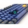 Ducky One 2 Horizon tastiera USB Tedesco Nero, Blu, Giallo (DKON1808-RDEPDZBBH)