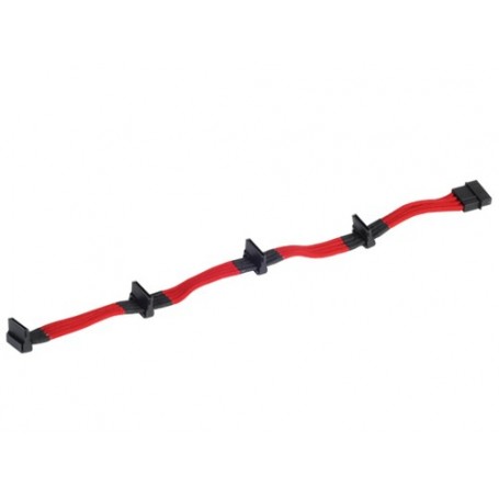 Silverstone 0.3m, Molex 4p/4xSATA 0,3 m (SST-PP07-BTSR)