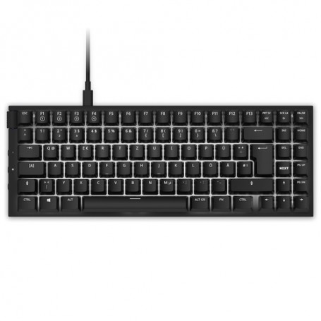 NZXT Function MiniTKL tastiera USB QWERTZ Tedesco Nero