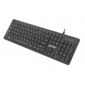 Manhattan 179485 tastiera USB Nero