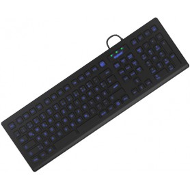 KeySonic KSK-8031INEL tastiera USB QWERTZ Tedesco Nero