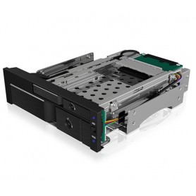 ICY BOX IB-173SSK 13,3 cm (5.25") Vassoio per unità di memorizzazione Nero
