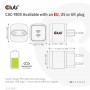 CLUB3D CAC-1909EU Caricabatterie per dispositivi mobili Nero Interno
