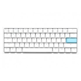 Ducky One 2 Mini Pure White RGB tastiera USB Tedesco Bianco